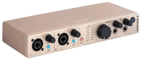 [A/011589] Arturia MiniFuse 4 Champagne