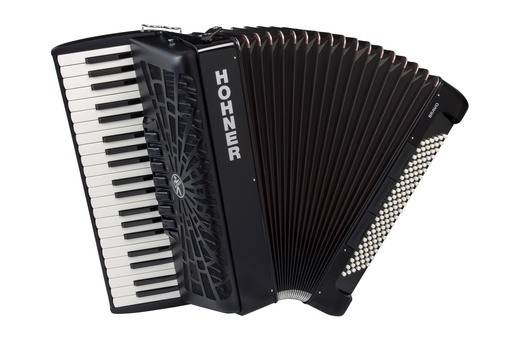[A/011605] Hohner Bravo III 120 Black silent key