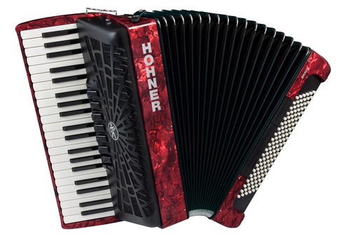 [A/011609] Hohner Bravo III 120 Red silent key