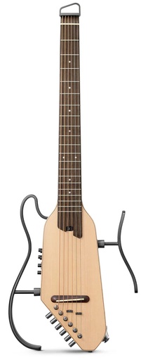 [A/011723] Donner Hush I Pro Acoustic-Electric Guitar Natural