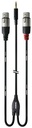 Cordial CFY 1,8 WFF Y-adapter 1,8m
