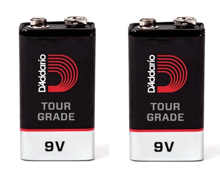 [A/011822] Daddario PW-9V-02 Tour-Grade 9v Battery Pack