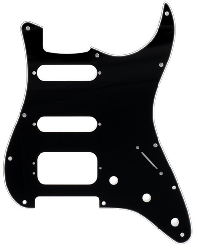 [A/011944] Fender Strat HSS Pickguard Black
