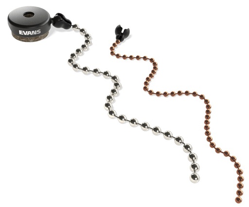 [A/012363] Evans EVCYMSZ1 Cymbal Sizzler, com 2 correntes