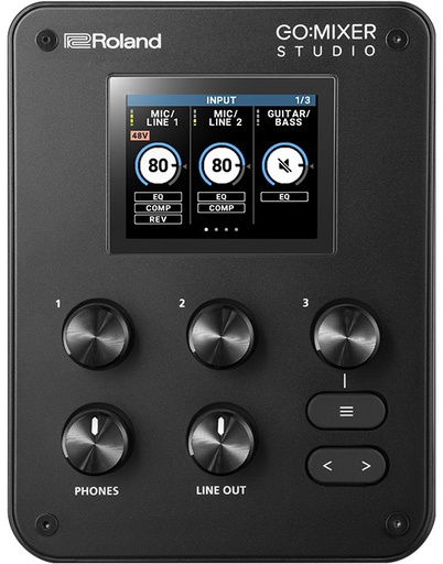 [A/012392] Roland Go:Mixer Studio, Mesa mistura/interface pc e iphone