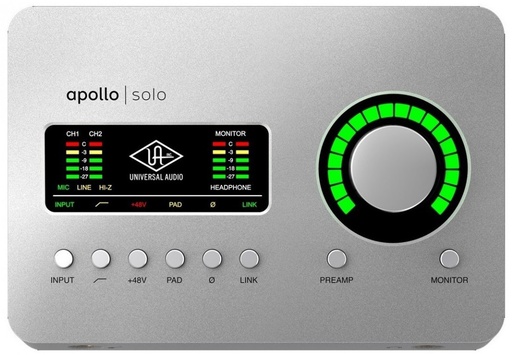 [A/012523] Universal Audio Apollo Solo TB3 Heritage Ed.
