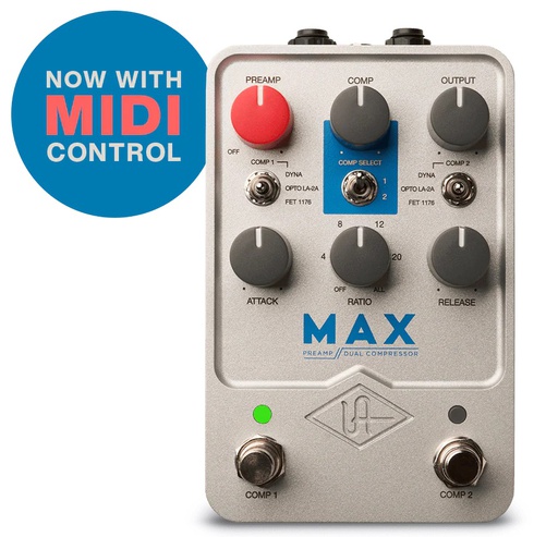 [A/012545] Universal Audio UAFX Max Preamp & Dual Compressor