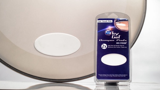 [A/006373] SkyGel Kick Stixxer Damper Pads Pitch Smooth White