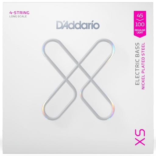 [A/012730] Daddario XSB45100 Light Long Scale 45/100 XS Nickel
