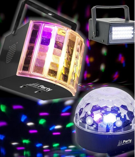 [A/012771] Party 3Pack Conjunto de iluminação LED
