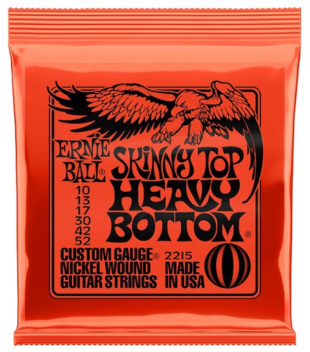 [A/002401] Ernie Ball 2215 Skinny Top Heavy Bottom 10/52