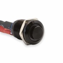 All Parts Momentary Kill Switch Black (Red Led) TESI POCO 12mm TESI-POCO-BKRD