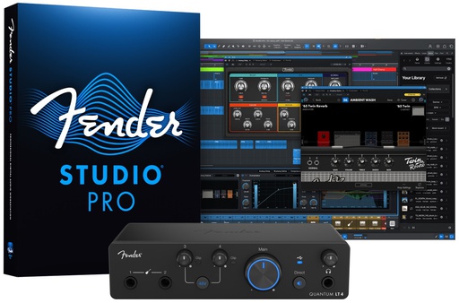 [A/012938] Fender Studio Quantum LT 4 USB-C Audio Interface