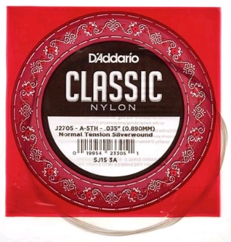 [A/001630] Daddario J2705, 5ª corda, enrolada, (Lá)