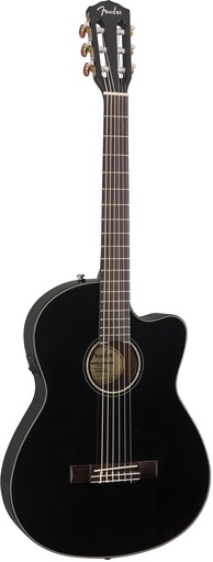 [A/002675] Fender CN-140SCE Black c/ estojo