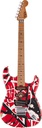 EVH Frankie Striped MN Relic R/W/B