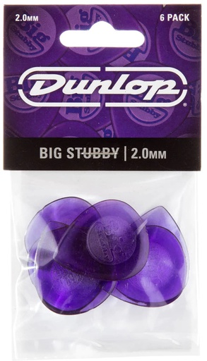[A/002042] Dunlop Guitar Pick Big Stubby 475P 2.00 mm