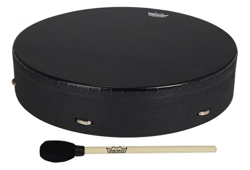 [A/005373] Remo Buffalo Drum 16 Bahia Fixed Black Earth