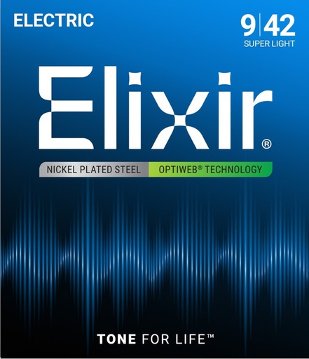 [A/002334] Elixir Optiweb 9/42 Super Light 19002