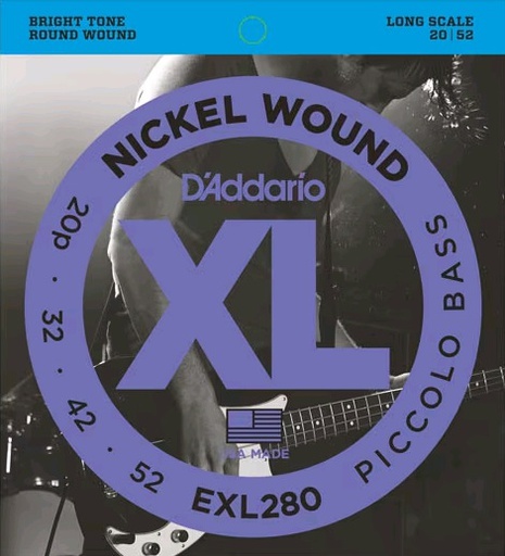 [A/001424] DAddario EXL280 32/52 Nickel Wound Piccolo