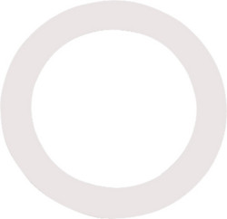 [A/005366] Remo Dynamo Ring, Branco 5,5"