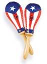 Latin Percussion LP393-PR Puerto Rican Flag Maracas