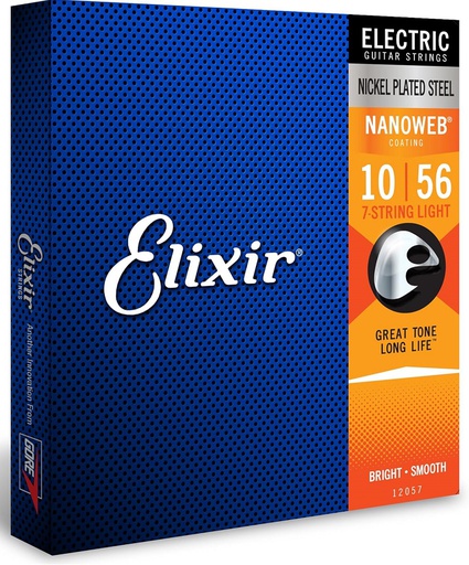[A/002321] Elixir Nanoweb 10/56, 7 Cordas Light 12057