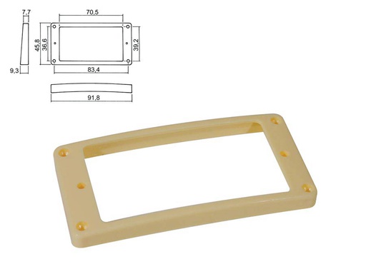 [A/001023] Boston HPR08TCR Humbucker Frame