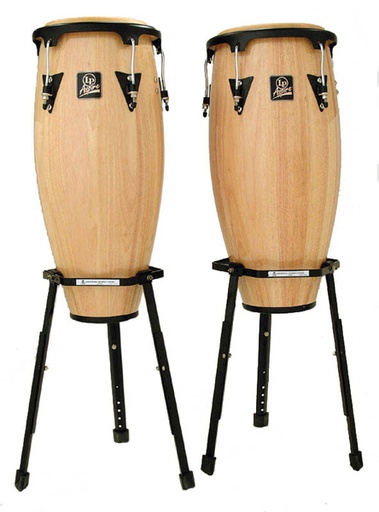 [A/004281] Latin Percussion Aspire 11" & 12" Conga Set Natural