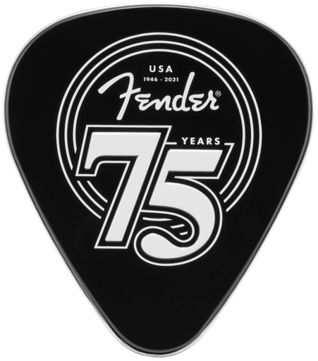 [A/002544] Fender 351 Shape 75TH Anniversary Pick Tin