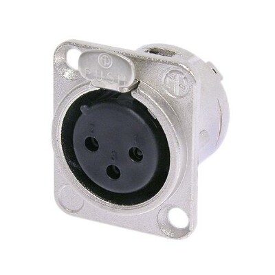 [A/004731] Neutrik NC3FD-L-1 XLR Fêma de Painel
