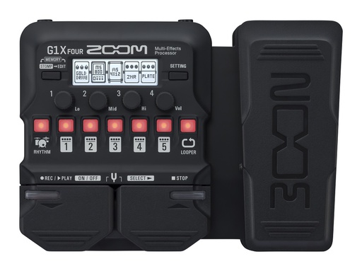 [A/007254] Zoom G1X Four Multi Effects Pedal