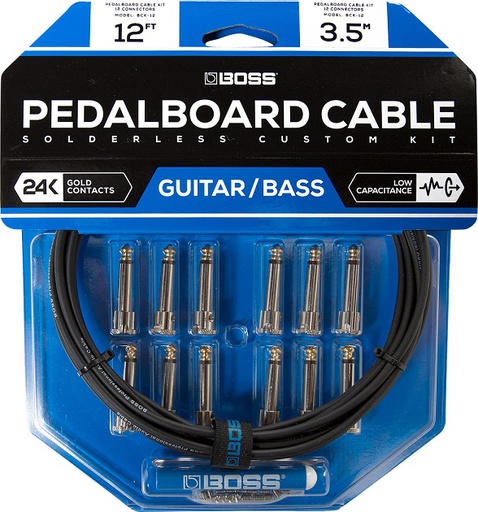 [A/000710] Boss BCK-12 Solderless Pedalboard Cable Kit