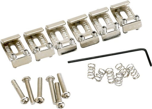 [A/002630] Fender American Vintage Strat Saddles Chrome