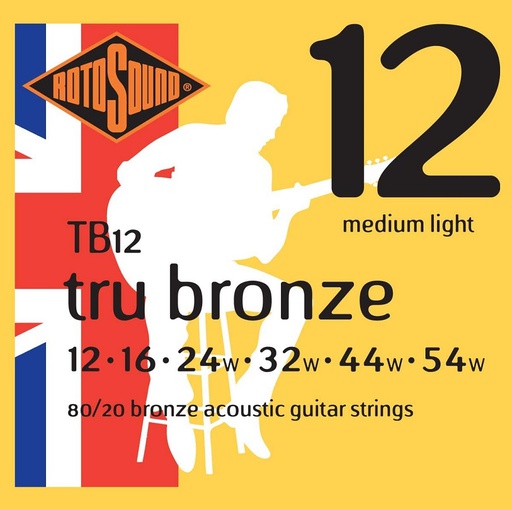 [A/005948] Rotosound TB12 Tru Bronze Medium Light