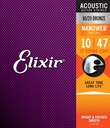 Elixir Nanoweb 10/47 Light 12 Cordas Bronze 11152