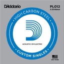 DAddario PL012 Single String