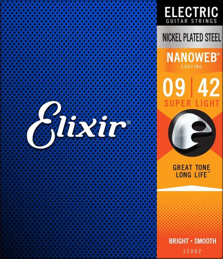 [A/002318] Elixir Nanoweb 9/42 Super Light 12002