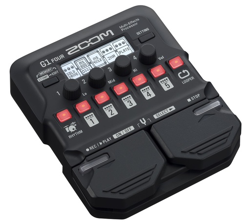 [A/007253] Zoom G1 Four Multi-Effects Pedal