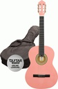 Ashton SPCG34 Pink, guitarra clássica 3/4