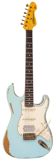 [A/006847] Vintage Icon V6HMRLB Ultra-Gloss Distressed Laguna Blue