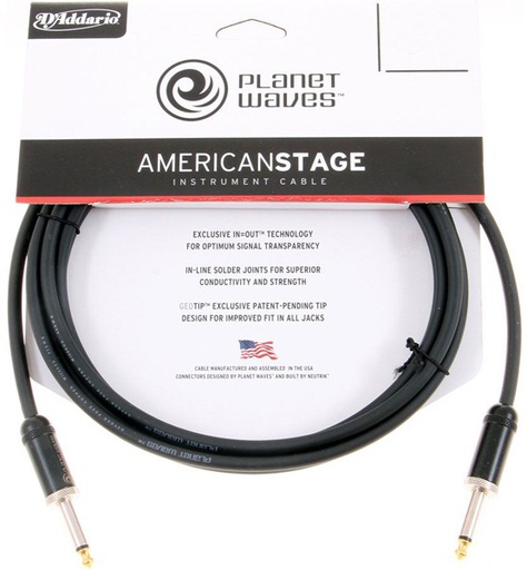[A/005100] Daddario PW-AMSG-10 American Stage Inst Cable 3m