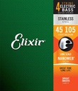 Elixir 45/130 5 Cordas Light Stainless Steel 14777 Long Scale