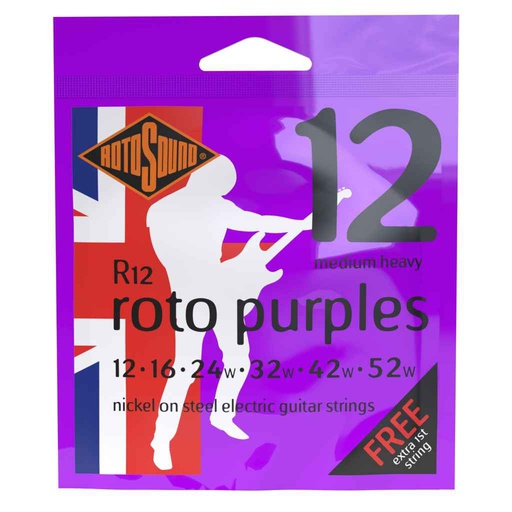 [A/005933] Rotosound R12 Roto Purples, Medium Heavy