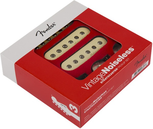 [A/003026] Fender Vintage Noiseless Stratocaster Pickups Aged White