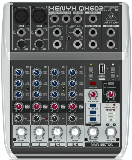[A/000621] Behringer Xenyx QX602MP3