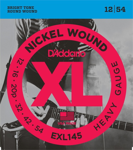 [A/001604] Daddario EXL145 Heavy 12/54 Nickel Wound
