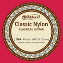 Daddario J2703, 3º corda em nylon (Sol)