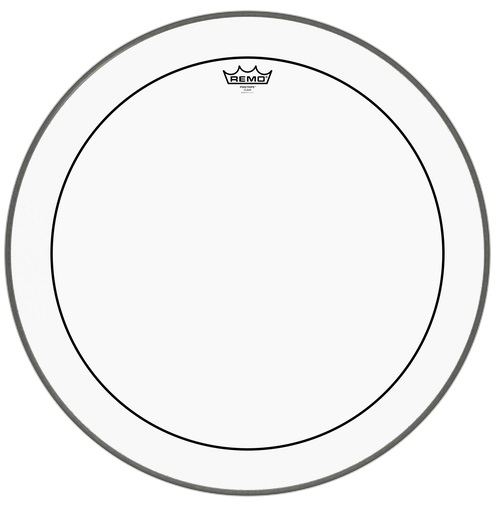 [A/005421] Remo Pinstripe Clear 24" Bass Drum