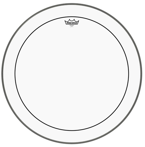[A/005421] Remo Pinstripe Clear 24" Bass Drum